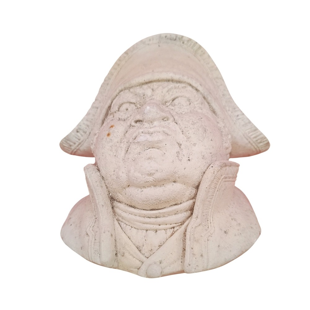 Bossons Mr. Bumble Wall Mask Dickens Character Bust Ivory 4" Vintage England